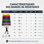 elastique à niveau de resitance graphique KOVRA