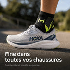 Chevillère compression KOVRA portée dehors pendant effort sportif 