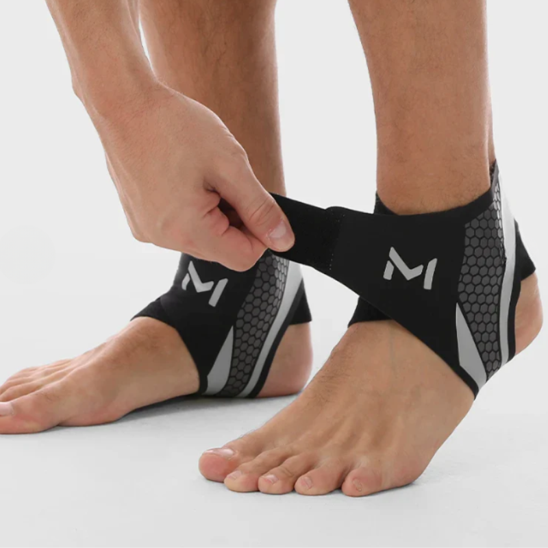 Chevillère compression KOVRA portée pendant effort sportif